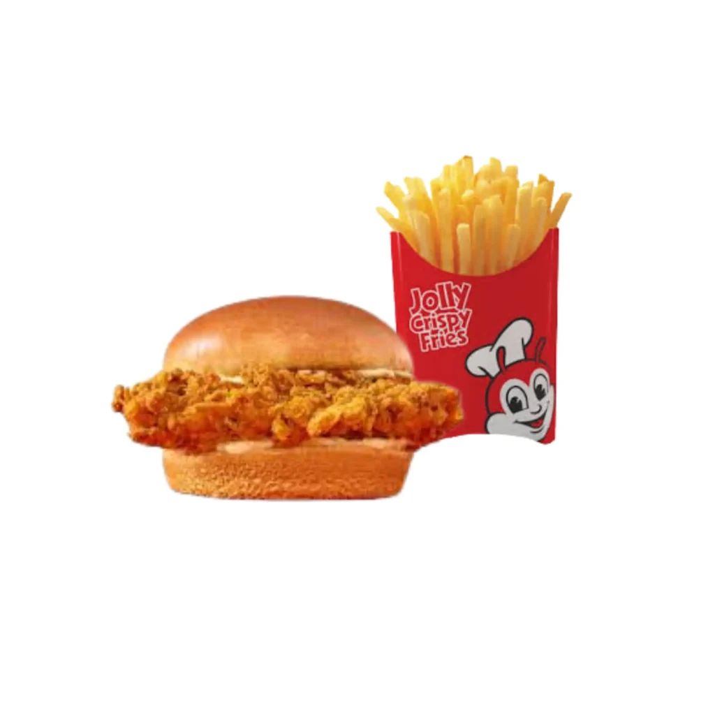 Mix and Match Menu 3 Crunchy Chicken Sandwich and Jolly Crispy Fries