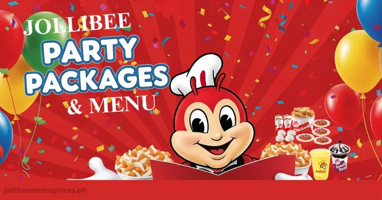 Jollibee Party Packages Menu Prices in Philippines 4 Jollibee party Packages