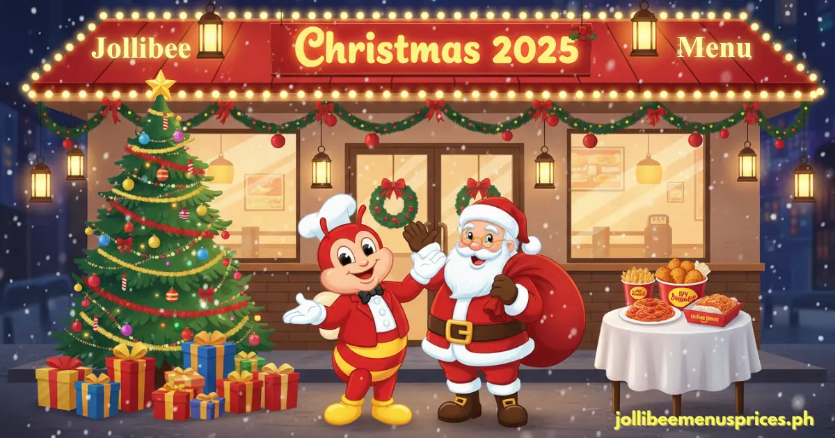 Jollibee Christmas Bundles and Menu Prices Philippines 2025 1 Jollibee Christmas 2025